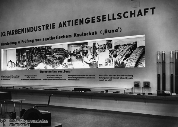 The I.G. Farben Company Presents its Synthetic Rubber (